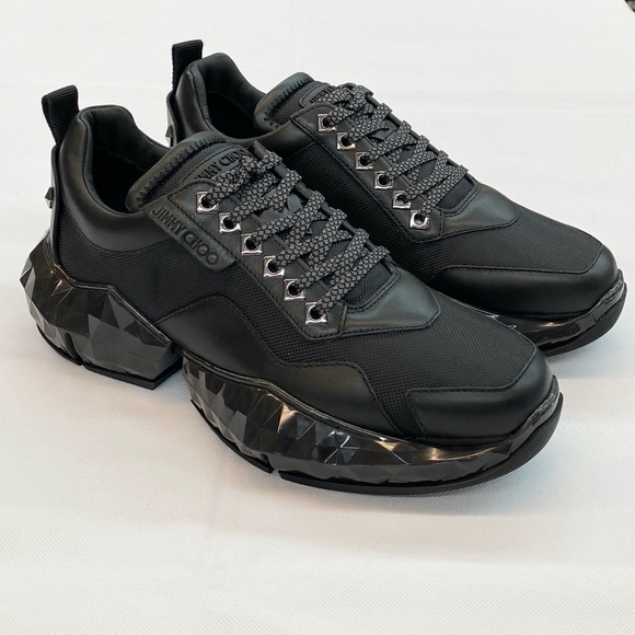 NIB Jimmy Choo Black Diamond/M Sneakers Size 41